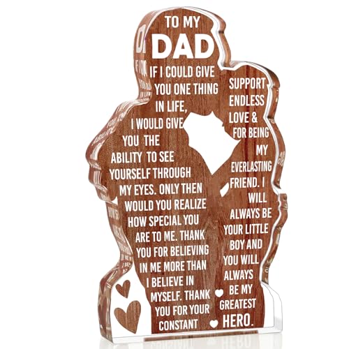Dad Gifts from Son -Dad Birthday Gift from Son -Dad Christmas Valentines Easter Gifts Idea Daddy New...