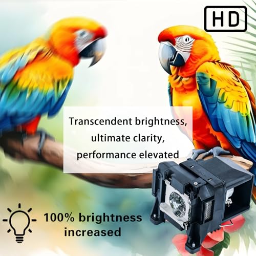SRZOBYU V13H010L89 Replacement Projector Lamp Bulb for Epson ELPLP89 PowerLite Home Cinema 5040UBe 5050UB 5050UBe 4100 EH-TW7300 TW8300 TW9300 Pro EH-TW9400 EH-TW9400W Cinema 4050 with Housing