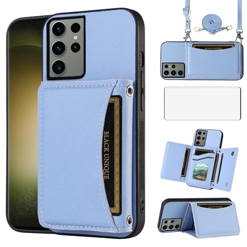 Coque Samsung S23 Ultra portefeuille en similicuir pour simplifier vos sorties