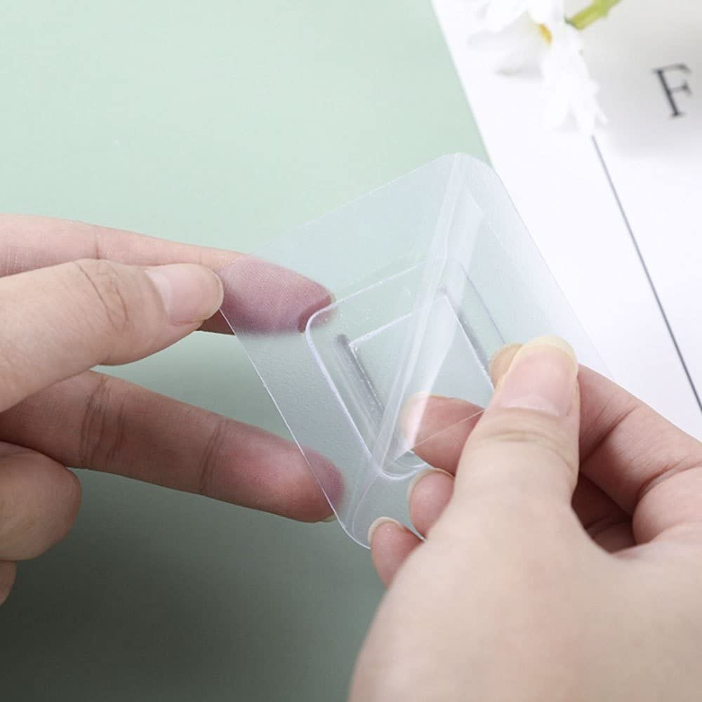 Amazon.co.jp: ウォールフック 10セット 粘着フック 透明 両面テープ