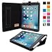 Snugg iPad Mini 5 (2019) & iPad Mini 4 Leather Case, Flip Stand Cover - Blackest Black