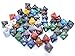 DND Dice Set - Chessex D&D Dice - 16mm Assorted Speckled Plastic Polyhedral Dice Set - Dungeons and Dragons Dice Includes 50 Dice â€“ D8