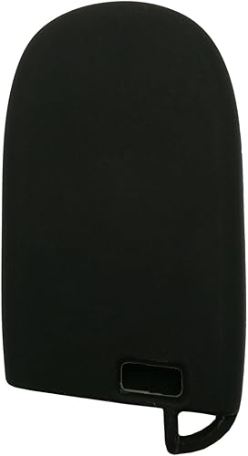 Miniatura 2 de Funda protectora de silicona para llavero inteligente, 5 botones, sin llave, bolsa para control remoto para Jeep Grand Cherokee Dodge Challenger
