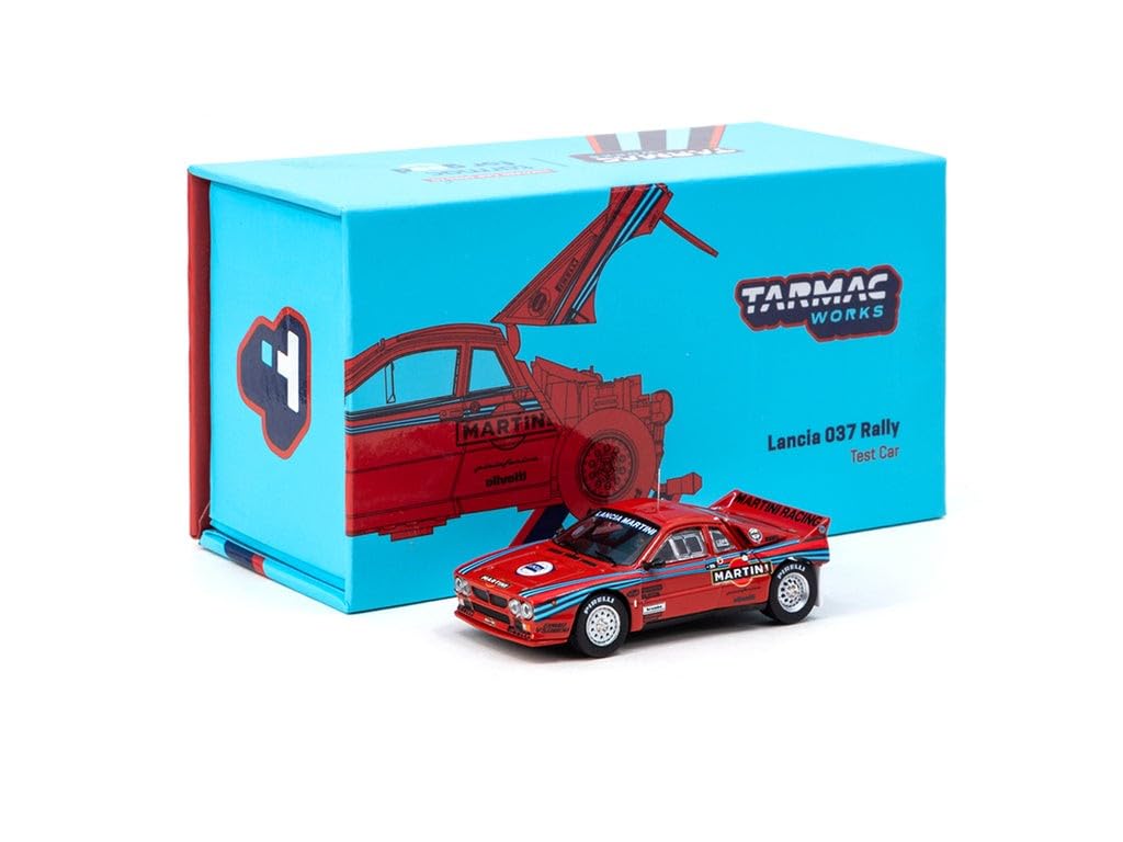 Lancia 037 Rally Test Car Red with Graphics Martini Racing Special