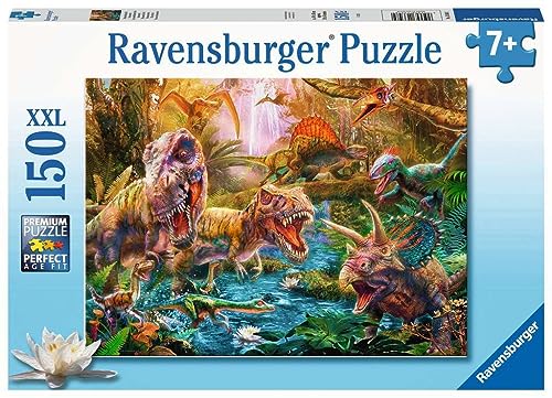 Puzzle 150 pièces : Le rassemblement des dinosaures Ravensburger France - vue 2