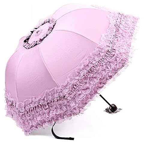 WANLIAN Princess Lace Vintage UV Sun Parasol Cover