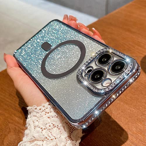 Coque magnétique pailletée iPhone 13 pour briller en soirée avec style