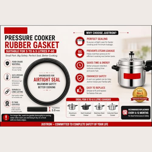Image of Pressure Cooker Rubber Gasket for 5 to 6.5 Litres