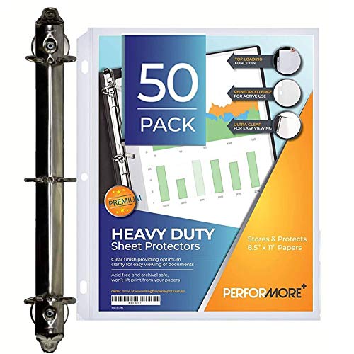 Magnetic 3 Ring Binder Locking Mechanism For Hanging 8.5 X 11 Inch Sheets Of Paper – 3 Rings – 1 Inch D Shaped Rings – 5S Visual Aid #TOP1