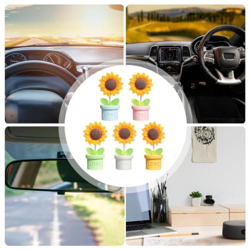 Mini accesorios de salpicadero de coche con 5 piezas que transforman el diseño de tu interior 5