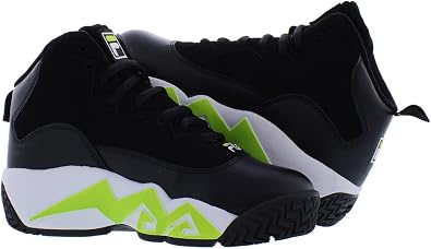 Fila Mb Boys Shoes Size 10.5, Color: Black/Lime