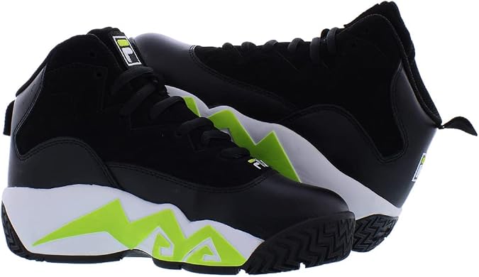 Fila Mb Boys Shoes Size 10.5, Color: Black/Lime