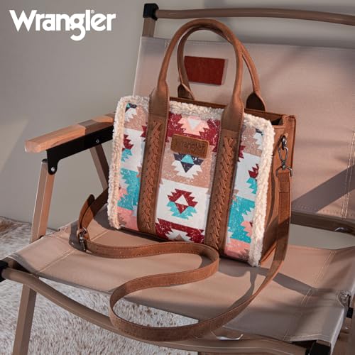 Image of Montana West Wrangler Boho Tote Bag Aztec Top Handle Handbags and Purses