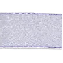 25mm Impex Organza Ribbon Lilac - per 50 metre roll