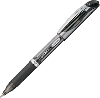 Caneta Pentel Energel 1.0Mm Preta, Pentel, Sm/Bl60-A, Preta
