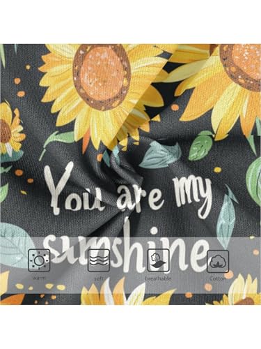 ZZKKO Cartoon Sunshine Sunflower Girls Underwear Toddler Panties for Girls Comfort Brief Size 2-8T3