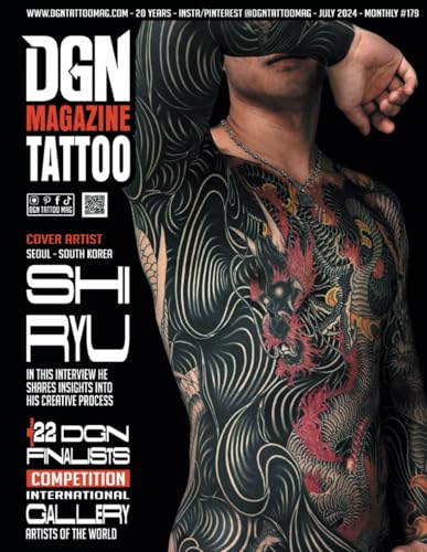 Dgn Tattoo Magazine 20 Years #179 + 22 Finalists Contest International, Book Of Tattoos: More Than 100 Tattoo For Real, Professional And Amateur ... T
