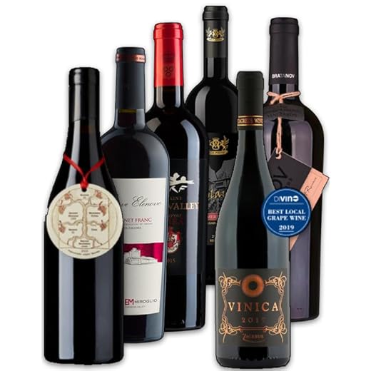 Probierpaket mit 6 TOP-Rotweine Bulgariens