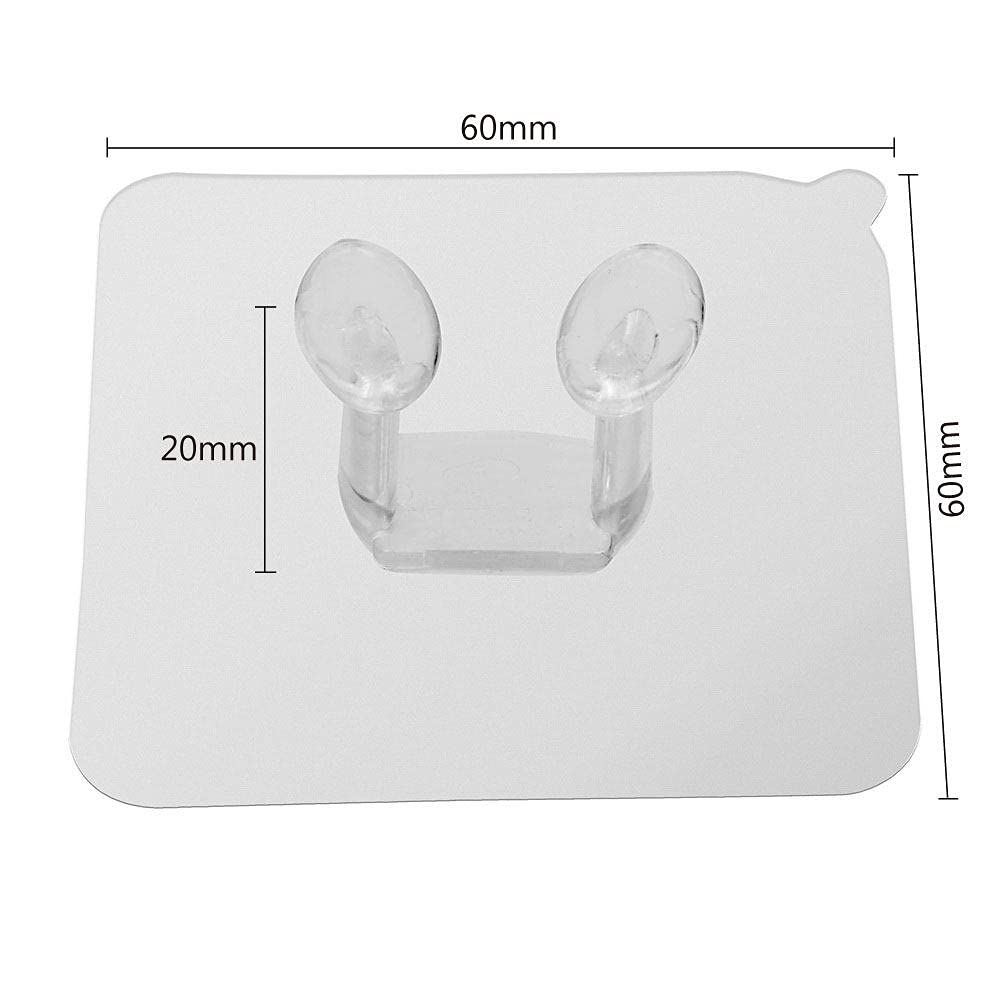 1/5/10/20/30/50/100Pcs Wandhaken No Trace Halterung Stecker Mehrzweckhaken Schlafzimmer Küche Kleinigkeiten Haken Handtuch Schlüssel Lagerregal,50 Stück