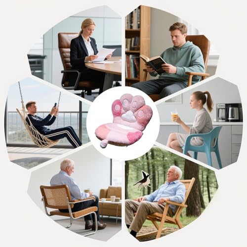 Coussin patte de chat mignon pour fauteuil et salon cocooning - 6