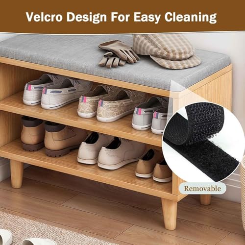 Banc de rangement étroit pour chaussures idéal entrée petit appartement