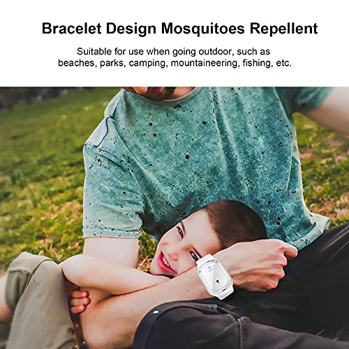 Queenser Pulseira repelente de mosquitos portátil Relógio de pulso anti-mosquitos Pulseira repelente