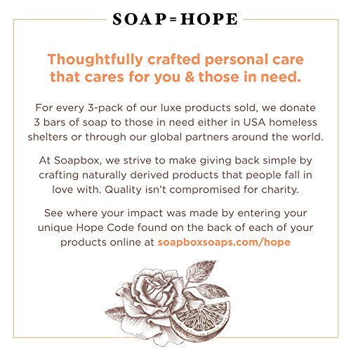 SoapBox Soaps Body Wash, Coconut Milk & Sandalwood, 3 Count