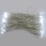 4M 40 LED Battery Operated Christmas Wedding Fairy String Lights, Day White