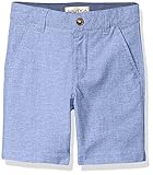 Nautica Boys' Flat Front Shorts, Light Cobalt, 14