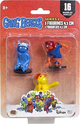 Gang Beasts 3 Figurines 4.5 Cm Team B Lansay
