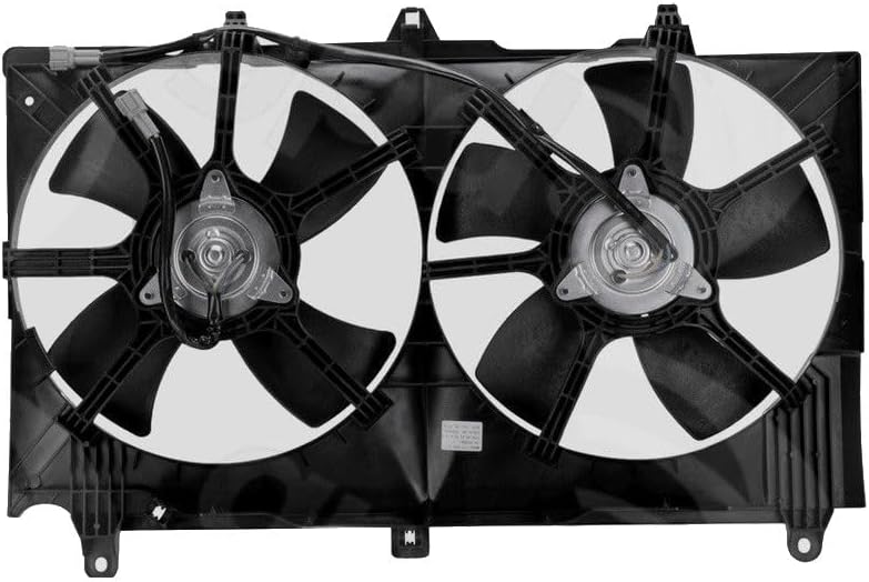 Replacement Engine Cooling Fan Assembly for 2003-2007 INFINITI, Nissan 350Z, G35 (3.5L V6)