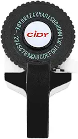 Marcador de rótulos manual portátil DIY gravador em relevo 3D impressora máquina escrever com fitas rótulo plástico PVC letreiro