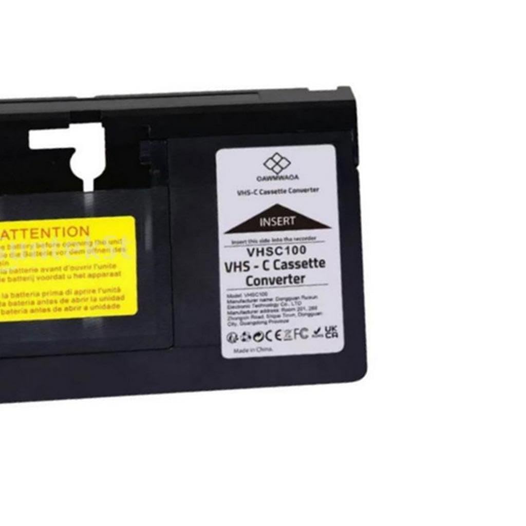 Qianly Adaptateur VHS vers Cassette Professionnel Haute Performance