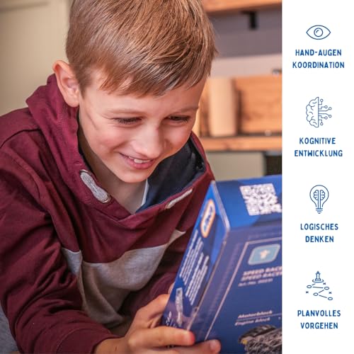 Eitech 00087 Metallbaukasten - Bagger I, Modellauto mit 170 Bauteilen, Baustellenfahrzeug, Modellauto Bausatz, Konstruktionsspielzeug für Kinder ab 8 Jahren