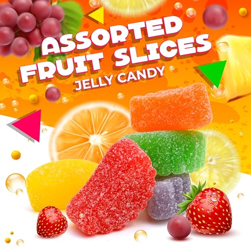Dulces Jelly Fruit Slices 2.2 lb Bolsa miniatura 3