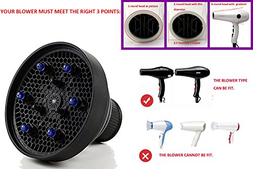 Hair Dryer Diffuser Silicone Drying Hood Cover Curly Hair Hairdressing Salon Styling Tool