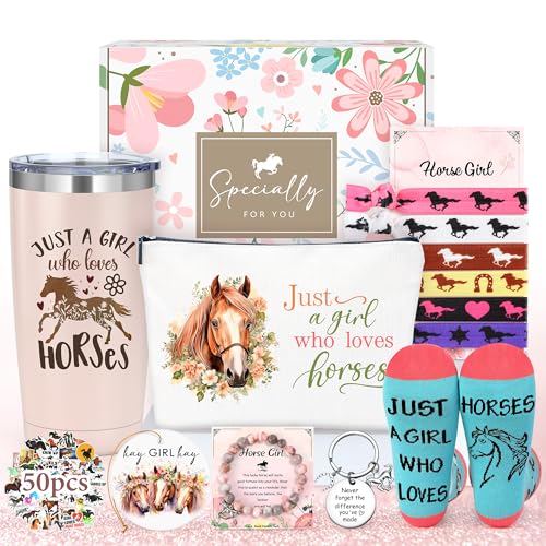 YENCHORN Horse Gifts for Girls Women Hobby Horse Stuff for Girl Horses Themed Gifts...