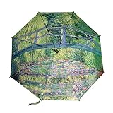 Der Stockschirm von Rosemarie Schulz ermöglicht durch sein Kunstmotiv (Japanische Brücke im Garten von Claude Monet), originelle Kombination zu Ihrer Kleidung