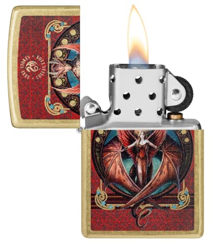 Encendedor Zippo modelo Mythical clásico de latón miniatura 3