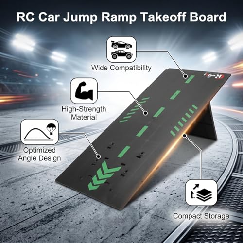 Rampe de jeu de cascade pour voitures télécommandées avec planche antidérapante - 3