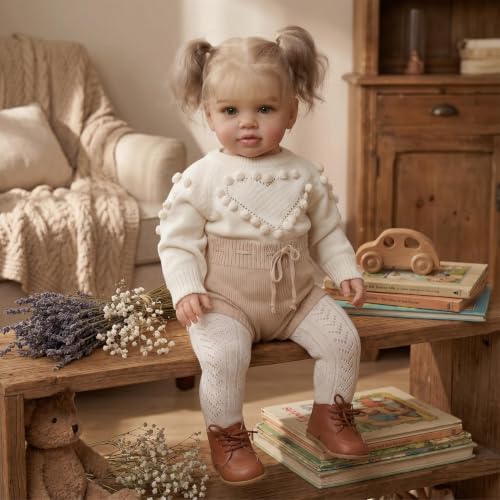 Muñeca Reborn Bebé Realista 26 Pulgadas con Cuerpo de Tela miniatura 4