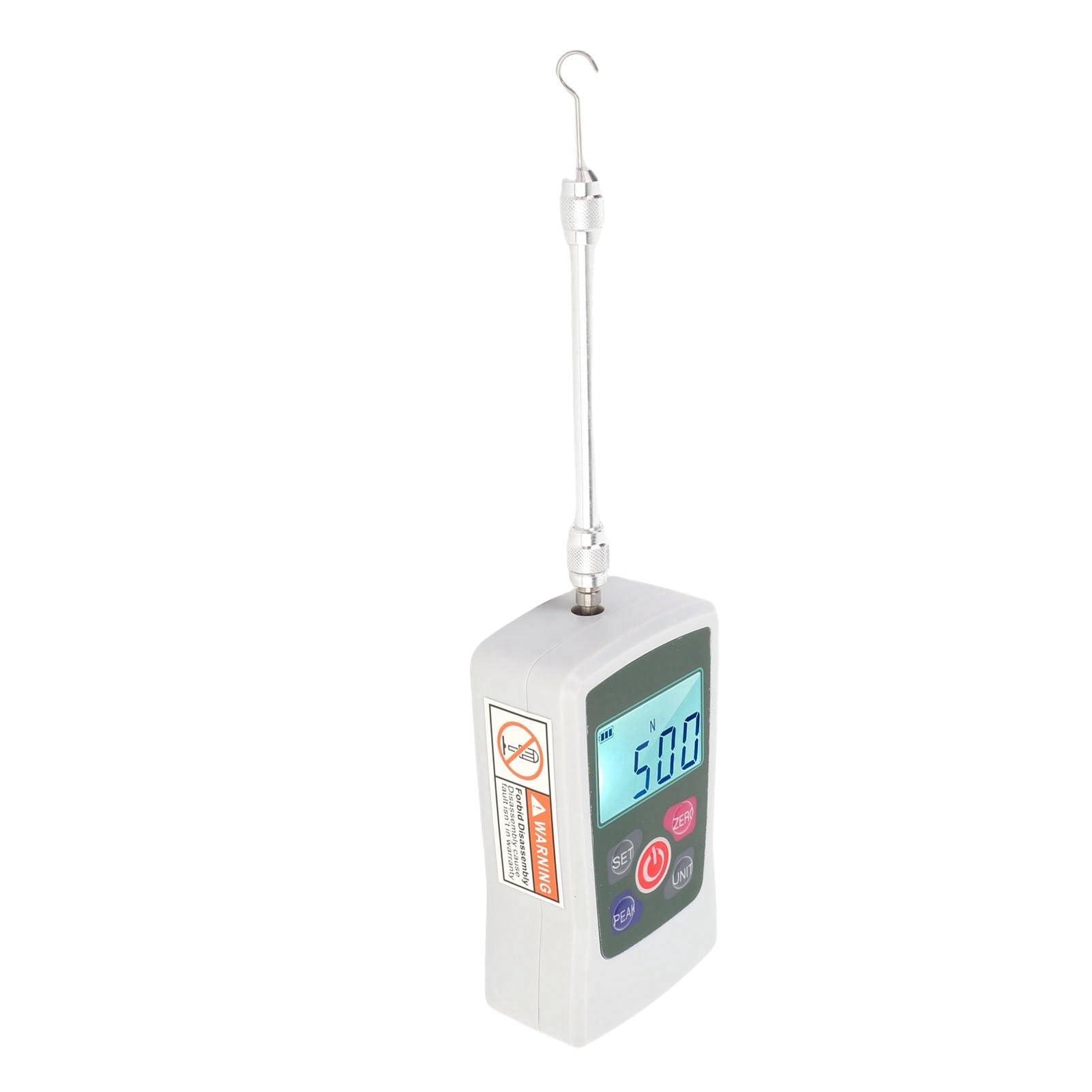 Misuratore di Digitale - Tester Push-pull Portatile con Display Retroilluminato, 3 modalità di Misurazione, Spegnimento Automatico per Test Accurati di Spinta e Pressione in Laboratori,