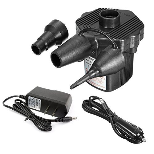 Portable DC Electric Air Pump laucin InflatorDeflator Electric Pumps - Vacuum Compression Bags Suction Pump-110V AC12V DC-Perfect for Using Outdoor and Indoor