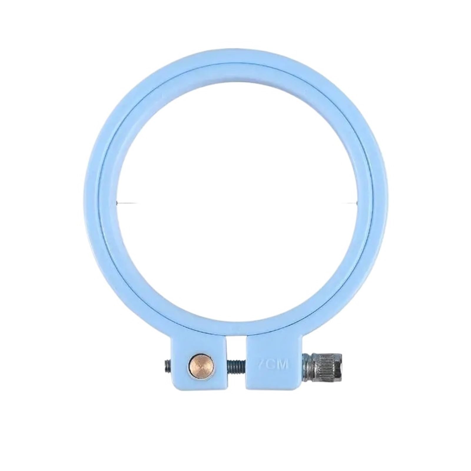 CQAHDSEVF Embroidery Hoop Circle, Mini Embroidery Hoops Imitation Wood Multishape Frame for Cross Stitch Sewing(Inside 7cm)