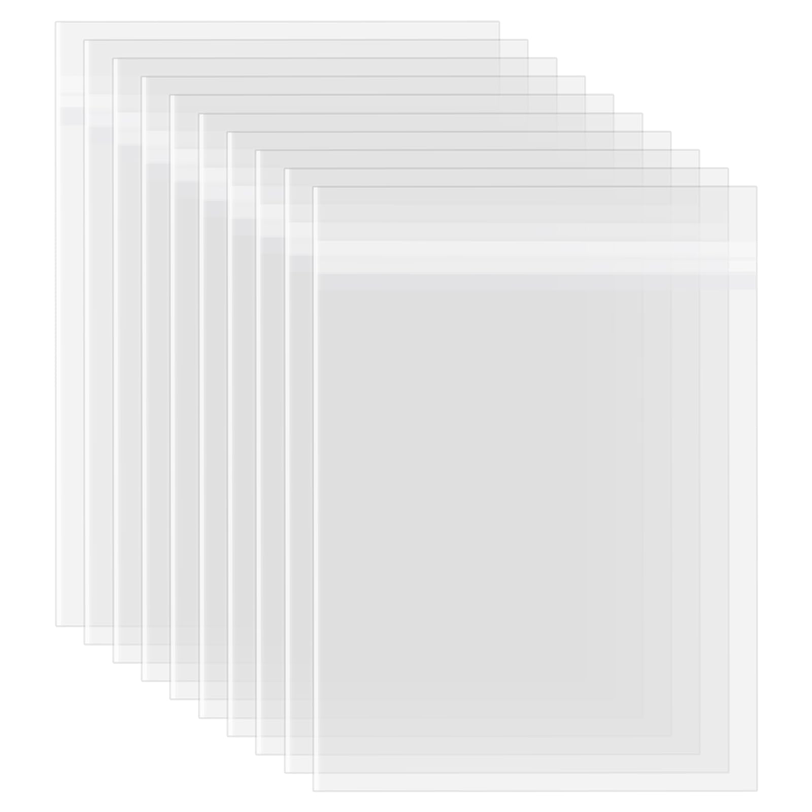 8 x 10 50-Pack Clear Bags Only : Golden State Art, Pack of 50, Acid-Free 8 3/8 x 10 1/8 inches Crystal Clear Sleeves Storage Bags for 8x10 Photo Framing Mats Mattes-picture-12
