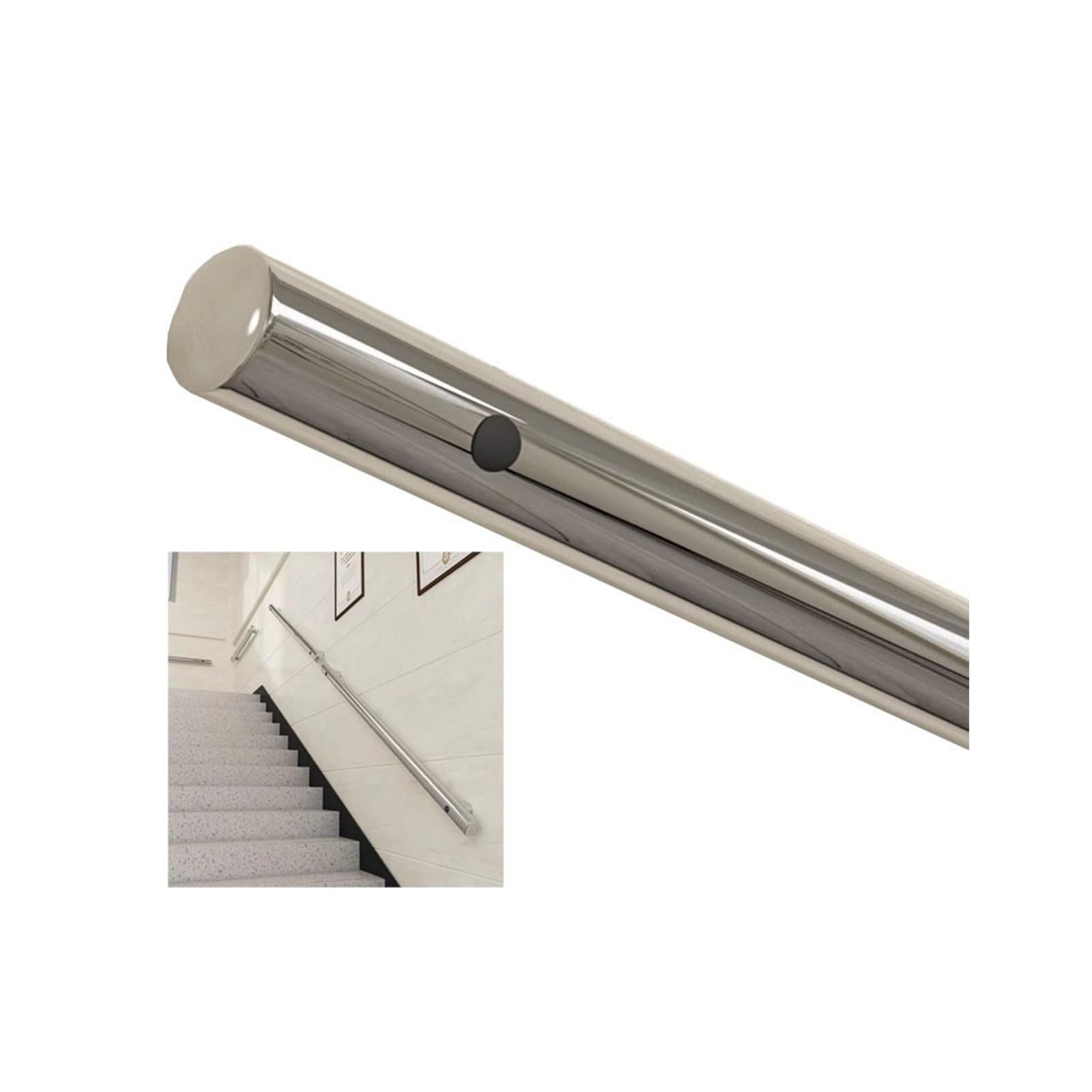 Rambardes de style industriel pour escalier intérieur et extérieur sur mesure