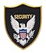 2 Pack - Security Guard, Officer Shoulder Patch, American Eagle, Embroidered