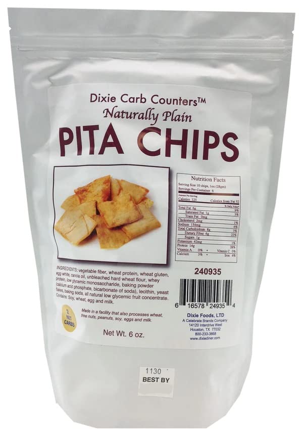 Dixie Carb Counter Bagel 8oz, Corn and Pita Chips 6oz (2- pack) (Pita Chips Plain 6oz)