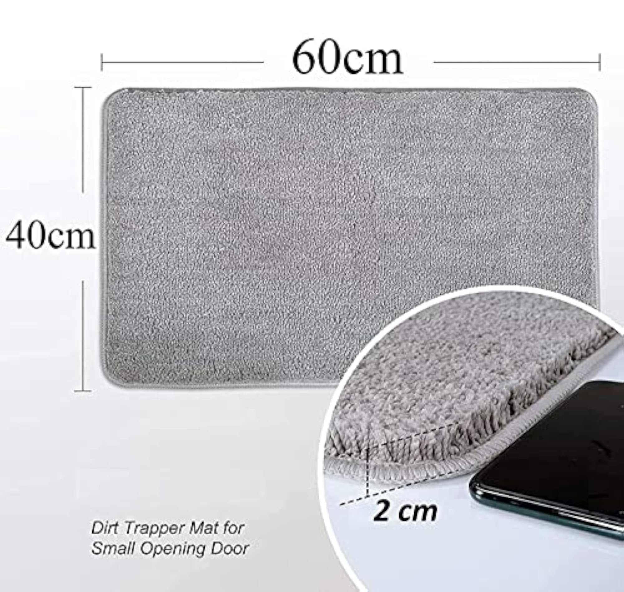 Microfiber Anti-Skid Water Soaking Mat for Bedroom