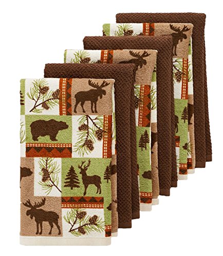 The Big One Lodge Kitchen Towels 6-pack